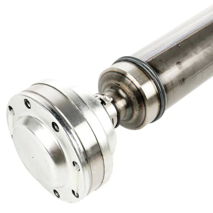 Omix Driveshaft Rear 4sp Auto Trans- 07-11 JK 3.8L stainless steel cylinder with metal cap
