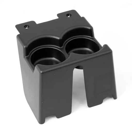 Omix Dual Cup Holder for 84-01 Jeep Cherokee (XJ) in black plastic