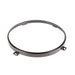 Black metal headlight retaining ring on white background - Omix 07-18 Wrangler JK/JKU