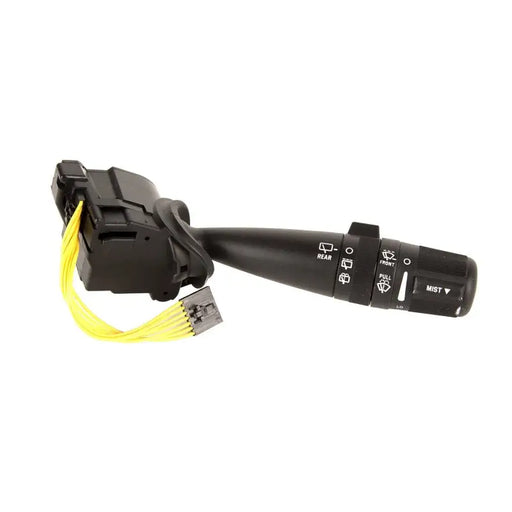 Omix Multifunction Wiper Switch- Close Up of Black and Yellow Wires