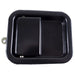 Black plastic tray with metal handle for Omix Paddle Door Handle Black- 81-06 CJ & Wrangler.