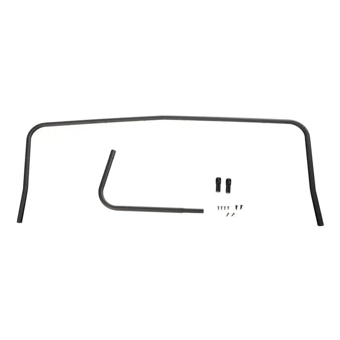 Black plastic window seal with white background - Omix Rear Bow Set w/Knuckles for 97-06 TJ Soft Top