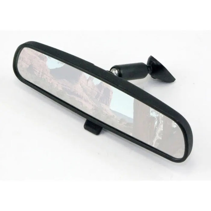 Omix black handle rear view mirror for Jeep CJ & Wrangler