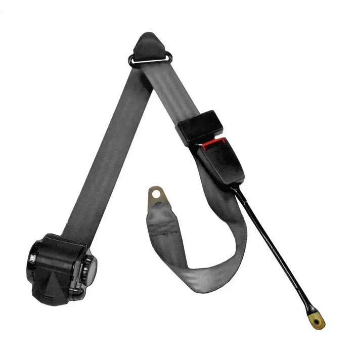 Omix Tri-Lock off-road seat belt with metal hook