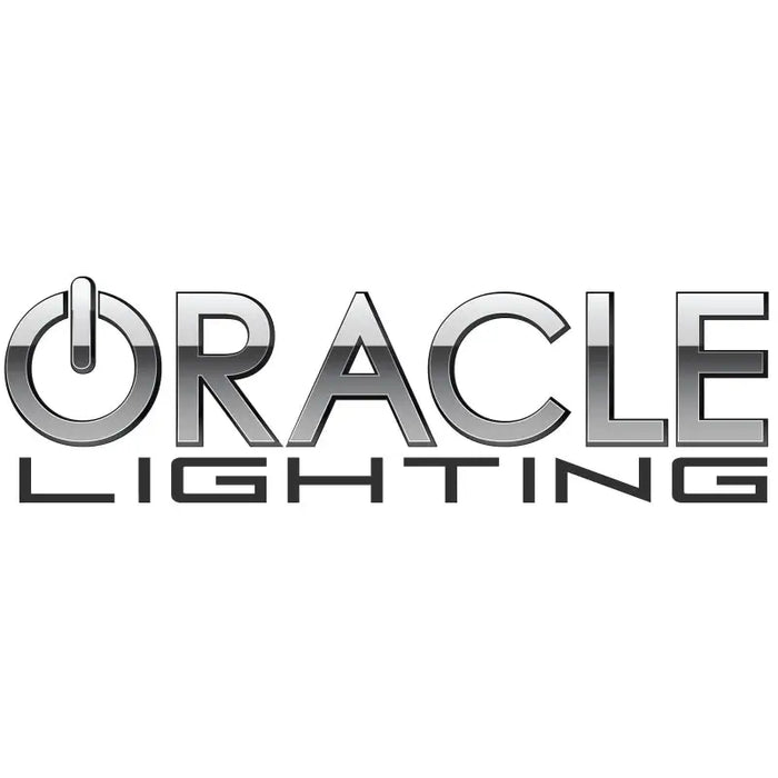 Oracle Lighting logo displayed on pre-assembled Jeep Wrangler JK SMD ColorSHIFT Dynamic headlights.