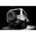 White Jeep with Flush Mount LED Tail Lights parked in garage.