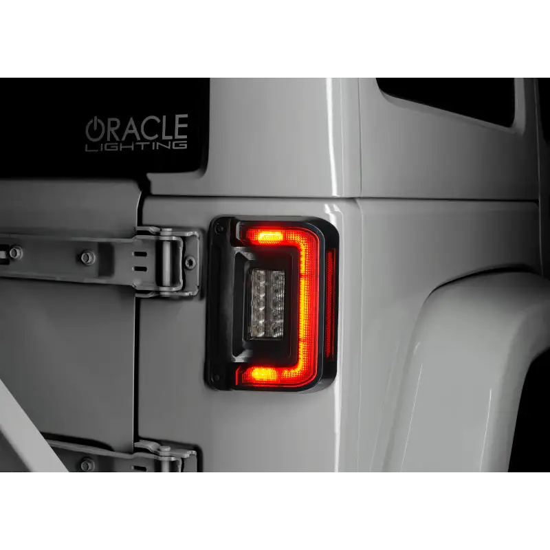 Oracle Jeep Wrangler JK Flush Mount LED Tail Lights in Tinted Finish
