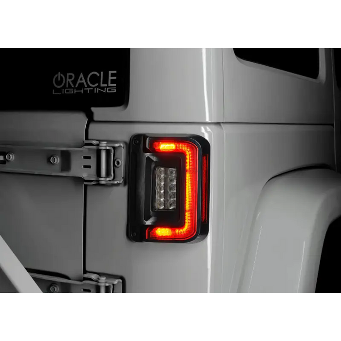 Oracle Jeep Wrangler JK Flush Mount LED Tail Lights in Tinted Finish