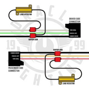 Jeep Wrangler JK Switchback LED Headlights Wiring Diagram