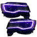 Purple LED headlights for Jeep Grand Cherokee - ColorSHIFT Dynamic Upgrade Kit