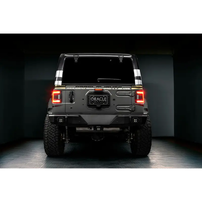 Black Jeep Wrangler LED Flush Mount Tail Light - Tinted