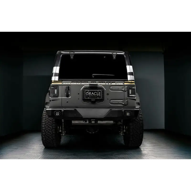 Black Jeep Wrangler LED Flush Mount Tail Light - Tinted
