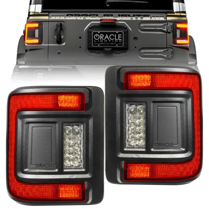 Oracle 2018+ Jeep Wrangler Rubicon/Sport LED Flush Mount Tail Light Kit - Tinted