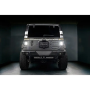 Silver Jeep Wrangler LED Flush Mount Tail Light - Tinted