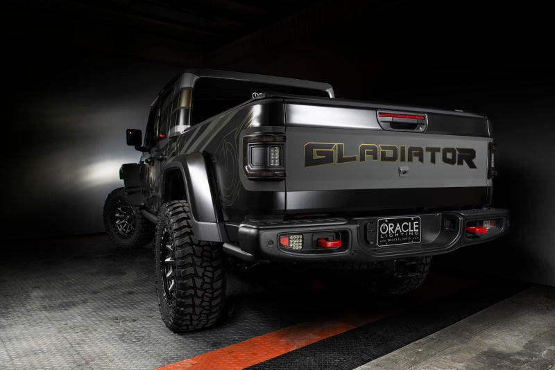 Black jeep gladiator tail lights by oracle lighting