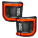 Pair of led tail lights for jeep gladiator by oracle lighting - tinted lens