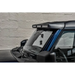 Black car with blue roof, black window - Oracle 2021+ Ford Bronco Integrated Windshield Roof LED Light Bar System.