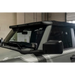 Black roof and window on truck with Oracle 2021+ Ford Bronco Integrated Windshield Roof LED Light Bar System.