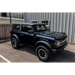 Black Jeep with Roof Rack - Oracle 2021+ Ford Bronco Integrated Windshield LED Light Bar