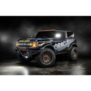 Ford Bronco Oracle 2021+ Oculus BI-LED Projector Headlights featuring a blue and yellow truck with light.