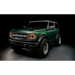 Green lifted truck with black bumper featuring Oracle 2021+ Ford Bronco Oculus BI-LED Projector Headlights