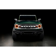Green Jeep with Black Background, Oracle 2021+ Ford Bronco Oculus BI-LED Projector Headlights