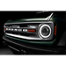 Green Jeep with Black and White Bumpers - Oracle 2021+ Ford Bronco Oculus Bi-LED Projector Headlights