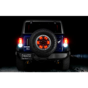 Black Jeep with red LEDs in ORACLE 21-22 Ford Bronco LED Reverse Light Bulb Set