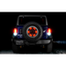 Black Jeep with red LEDs in ORACLE 21-22 Ford Bronco LED Reverse Light Bulb Set