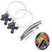 Ford Bronco Headlight Halo Kit with DRL Bar and Brake Cable Kits