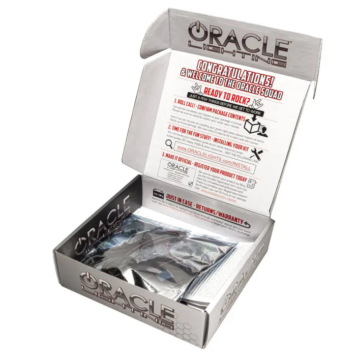 Oracle 21-22 Ford Bronco Headlight Halo Kit w/DRL Bar - Base Headlights ColorSHIFT