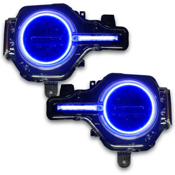 Blue LED DRL Bar for Ford Bronco - Oracle Headlight Halo Kit