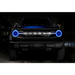 Black Ford Bronco with Blue LED Halo Kit and DRL Bar