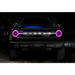 Black truck with purple DRL bar on Oracle Ford Bronco Headlight Halo Kit.