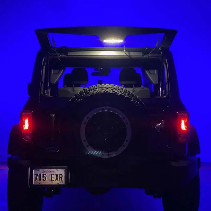 Blue LED cargo light module on Ford Bronco - ORACLE 21-22 Ford Bronco LED Cargo Light Module