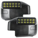 Pair of LED off-road side mirror ditch lights for Ford Bronco, easy installation, peripheral illumination.