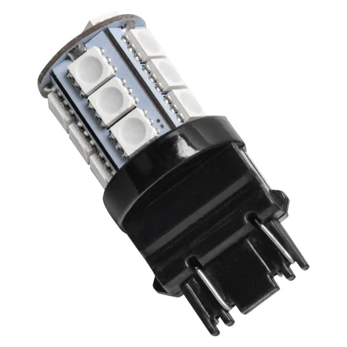 White LED chips in the Oracle 3157 18 LED 3-Chip SMD Bulb (Single) - Red