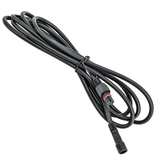 Black power cord with red cord for Oracle 4 Pin 6ft Extension Cable - ColorSHIFT Illuminated Wheel Rings.