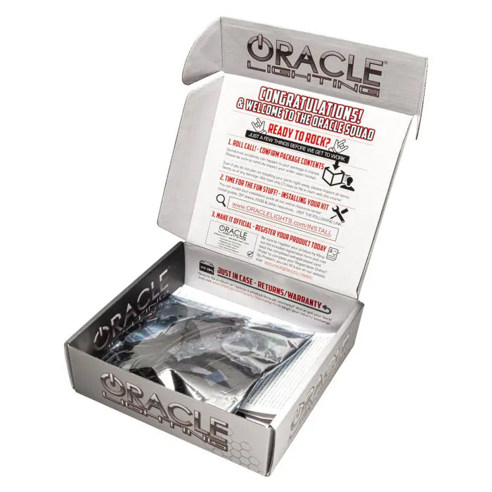 ColorSHIFT illuminated wheel rings in Oracle 4 Pin 6ft Extension Cable Oracle box.