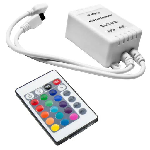 Oracle 5-24V Simple LED Controller with Remote and White Cable