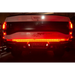 Double row led truck tailgate light bar with red leds.