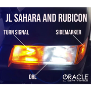 Turn signal replacement bulb with j sara and rubn car logo - Oracle 7443 18 LED 3-Chip SMD Bulb