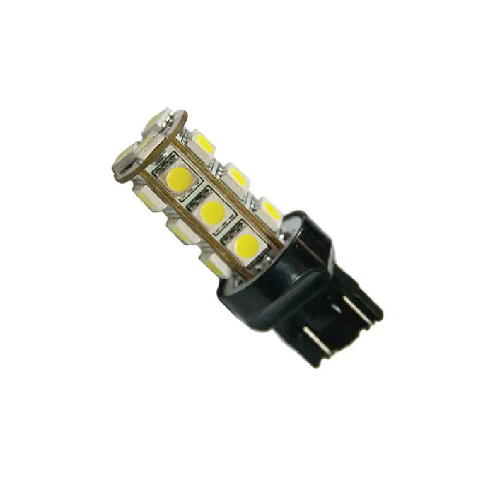 Oracle 7443 18 LED 3-Chip SMD Bulb (Single) - Cool White for turn signal replacement bulbs.