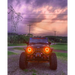 Oracle 7in High Powered LED Headlights for Jeep Wrangler - Black Bezel - ColorSHIFT
