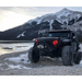 Jeep with Big Tire featuring Oracle 7in High Powered LED Headlights in Black Dynamic Color