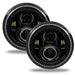 Black Halo LED Headlights for Ford - Oracle 7in High Powered with Dynamic Color