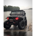 Black Jeep with Red LED Light - Oracle 7in High Powered Dynamic Headlights