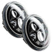 Pair of high powered LED headlights for Toyota - Oracle 7in, no halo, black bezel.