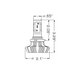 Drawing of a bright LED headlight bulb - Oracle 9005 4000 Lumen (Pair) 6000K