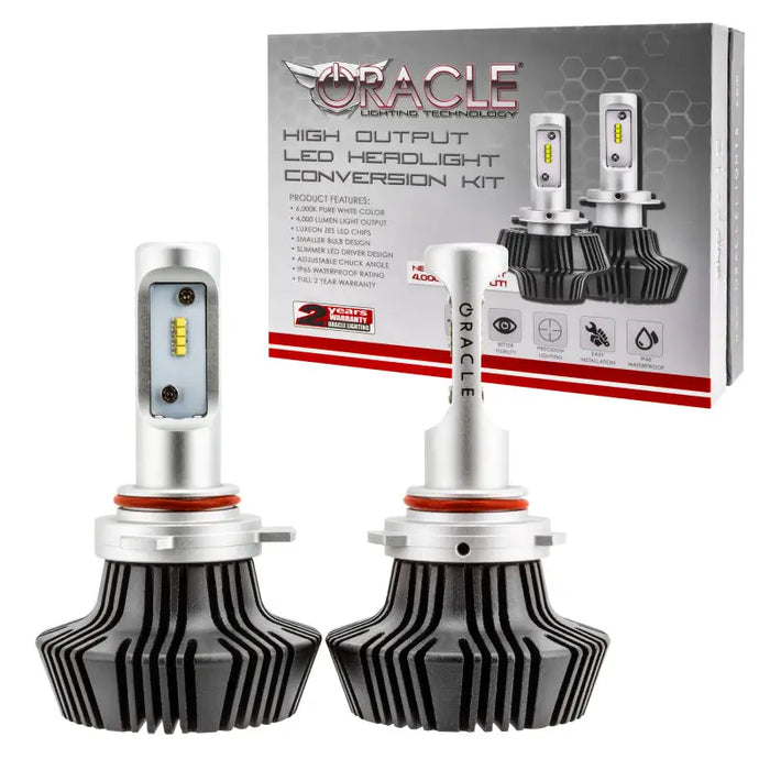 Oracle 9012 LED Headlight Bulbs - 4000 Lumen, 6000K